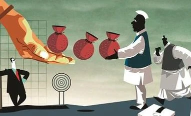 Signs of a weakening public sector Illustration: Binay Sinha