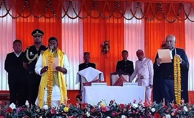 Senior BJP leader Lakshman Prasad Acharya takes oath as new Sikkim Guv Lakshman Prasad Acharya