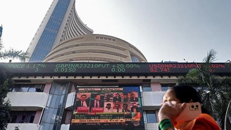 Markets, market valuation, stocks, Sensex, Adani Group Photo: Bloomberg