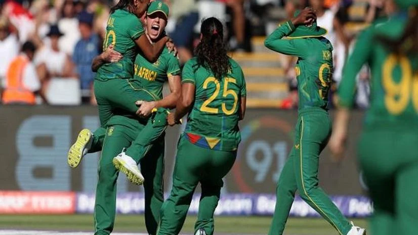 Women T20 World Cup South Africa beat England by 7 runs to qualify for the final of Women's T20 World Cup 2023. Photo: @T20WorldCup