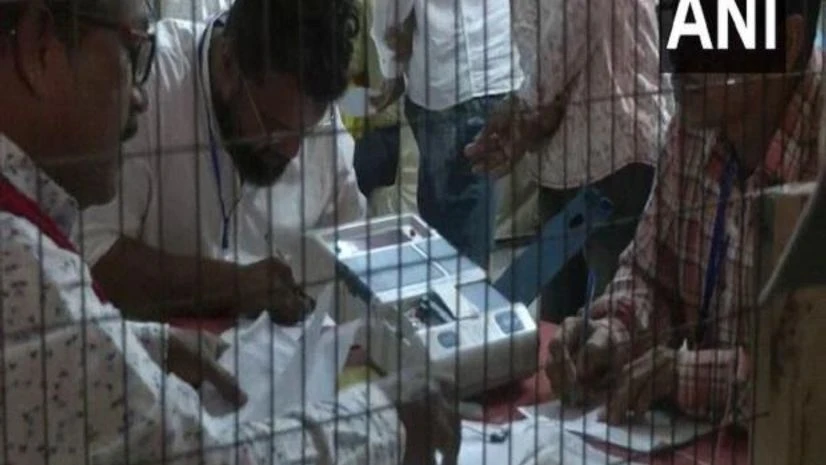Vote counting, Assembly elections Photo: ANI/Twitter