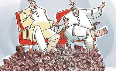 Statsguru: Six charts show fund flow to national-level political parties Political fund, Political funding