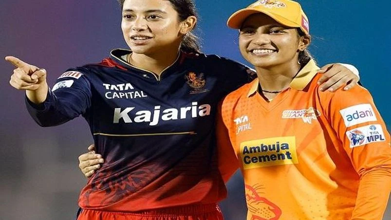 WPL 2023 Gujarat Giants vs Royal Challengers Bangalore, WPL 2023 Live Score. Photo: RCB