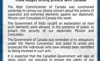 India summons high commissioner of Canada over actions of separatists India High commissioner, Canada, India-Canada