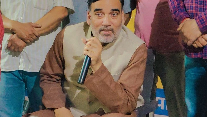 AAP state convener Gopal Rai AAP state convener Gopal Rai