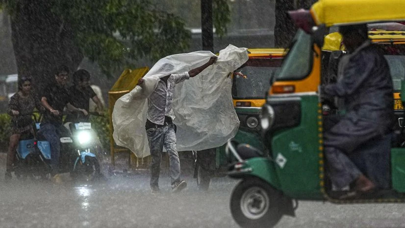 Delhi rain, rainfall Photo: PTI