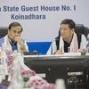 Assam Chief Minister Himanra Biswa Sarma and his Arunachal Pradesh counterpart Pema Khandu