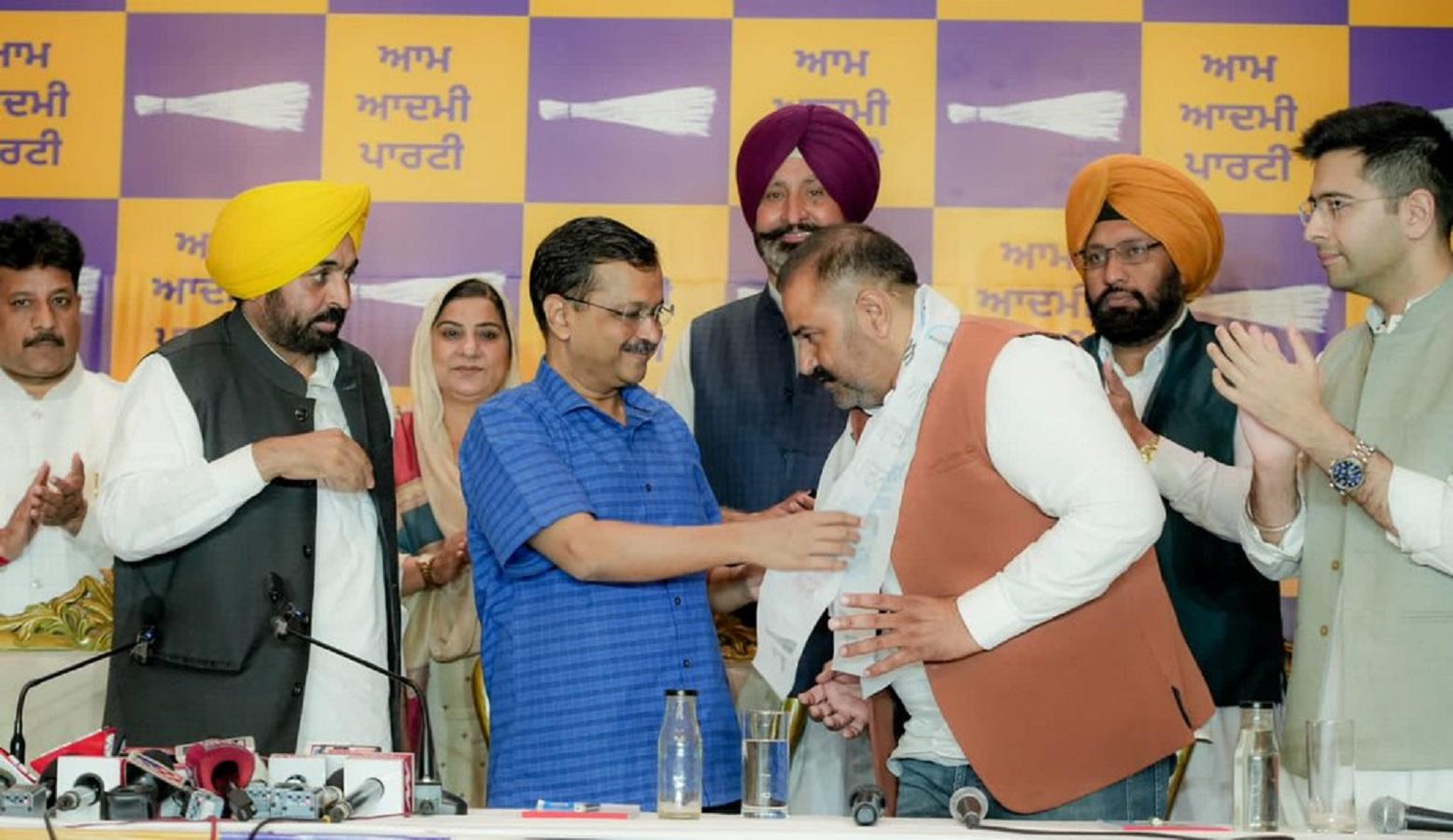 AAP names former Congress leader Rinku as candidate for Jalandhar LS bypoll