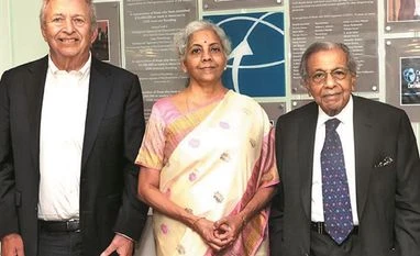 Global public goods should be financed from add'l resource allocation: FM Nirmala Sitharaman, N K Singh, Lawrence Summers