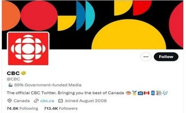 Canadian Broadcasting Corp 'pause' Twitter after 'govt-funded media' label CBC