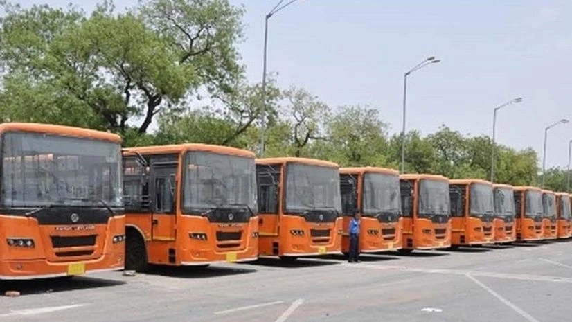 cluster buses, DTC orange bus cluster buses, DTC orange bus