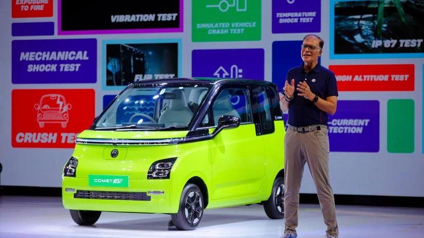 Rajeev Chaba, President and Managing Director of MG Motor India, while unveiling Comet on April 19 Rajeev Chaba, President and Managing Director of MG Motor India, while unveiling Comet on April 19