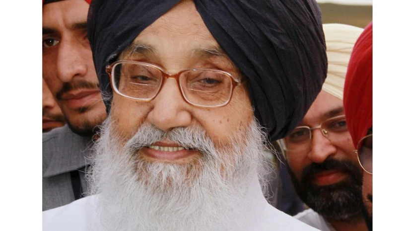 Former Punjab chief minister Parkash Singh Badal Former Punjab chief minister Parkash Singh Badal