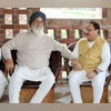 JP Nadda with Prakash Singh Badal JP Nadda with Prakash Singh Badal