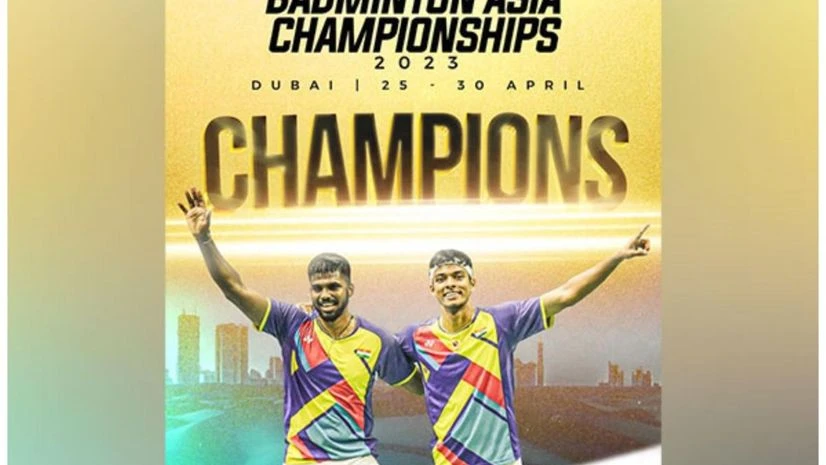 Satwik, Chirag, Asia badminton champions Satwik, Chirag, Asia badminton champions