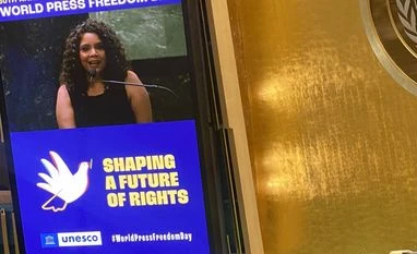 Rana Ayyub criticised India at Unesco-sponsored press freedom event Rana Ayyub at Unesco-sponsored press freedom event