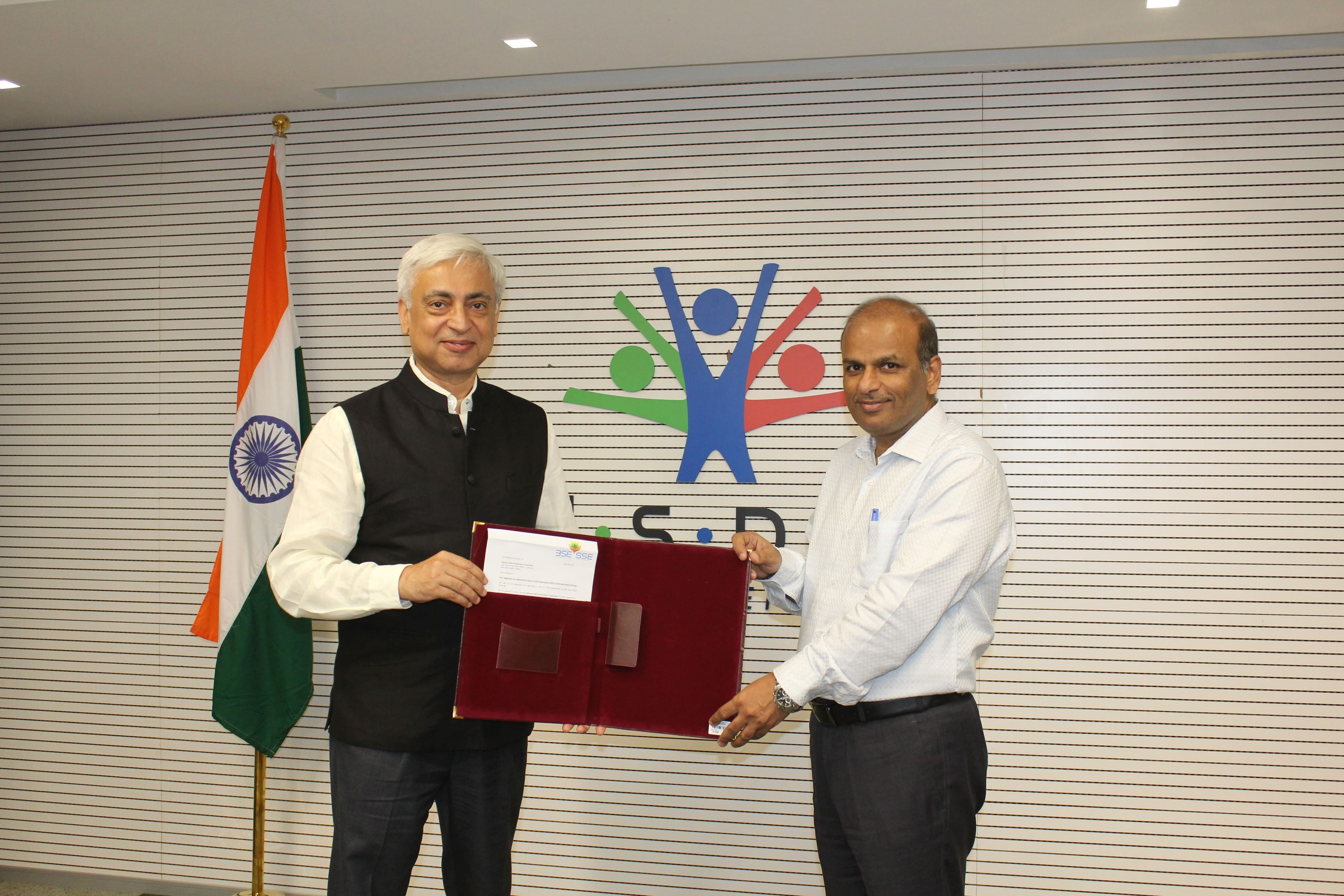 NSDC registers itself on SSE to widen capital pool for social ...