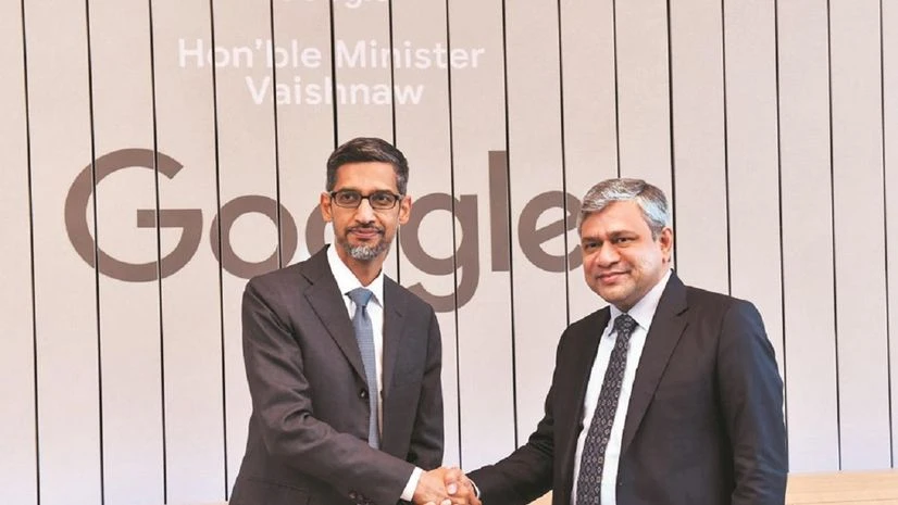 Sundar Pichai, Ashwini Vaishnaw Sundar Pichai, Ashwini Vaishnaw