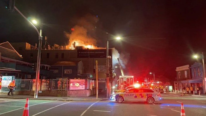 New Zealand hostel fire New Zealand hostel fire