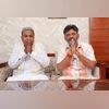 D K Shivakumar with Siddaramaiah D K Shivakumar with Siddaramaiah