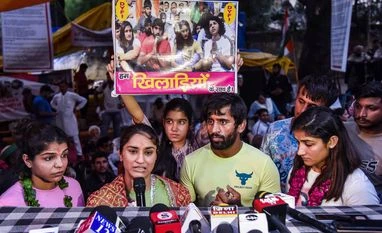 Brij Bhushan's comments on our medals demeaning: Protesting wrestlers Wrestlers protest