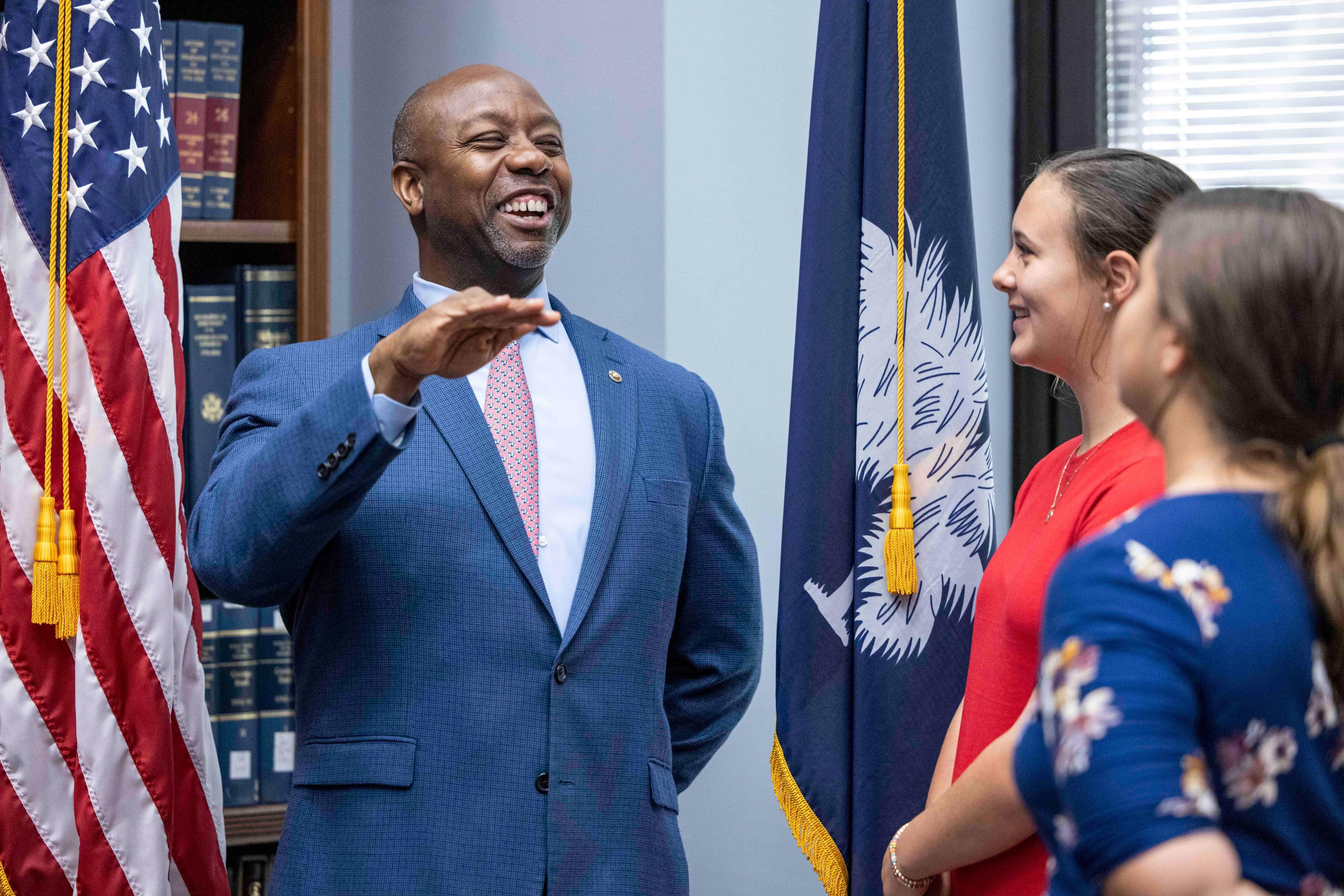 US Senator Tim Scott announces his candidacy for 2024 US presidential run