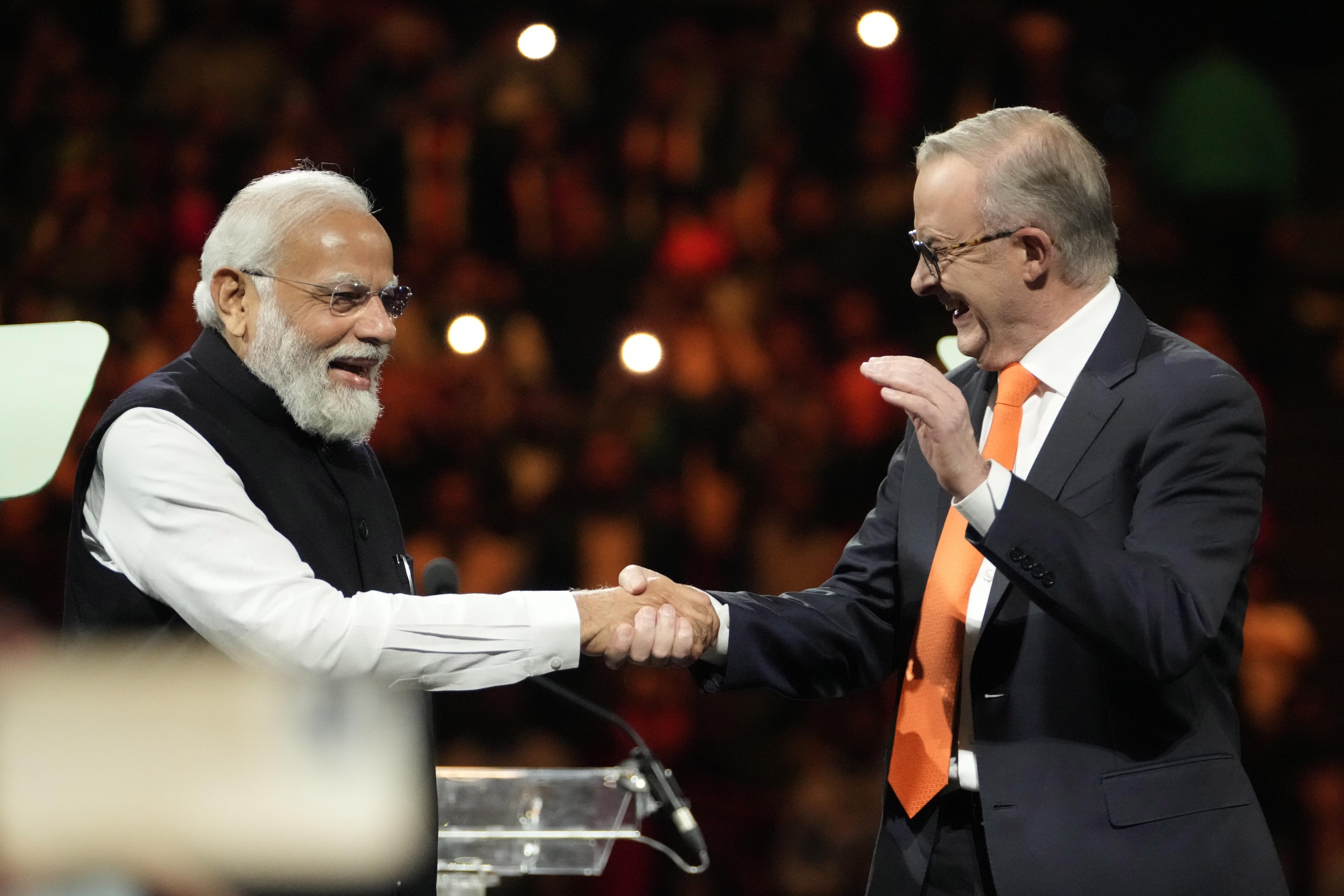 PM Modi raises with Albanese concerns over attacks on temples in Australia PM Modi raises with Albanese concerns over attacks on temples in Australia
