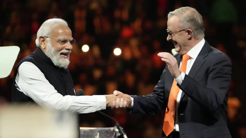 PM Modi with his Australian counterpart Anthony Albanese PM Modi with his Australian counterpart Anthony Albanese