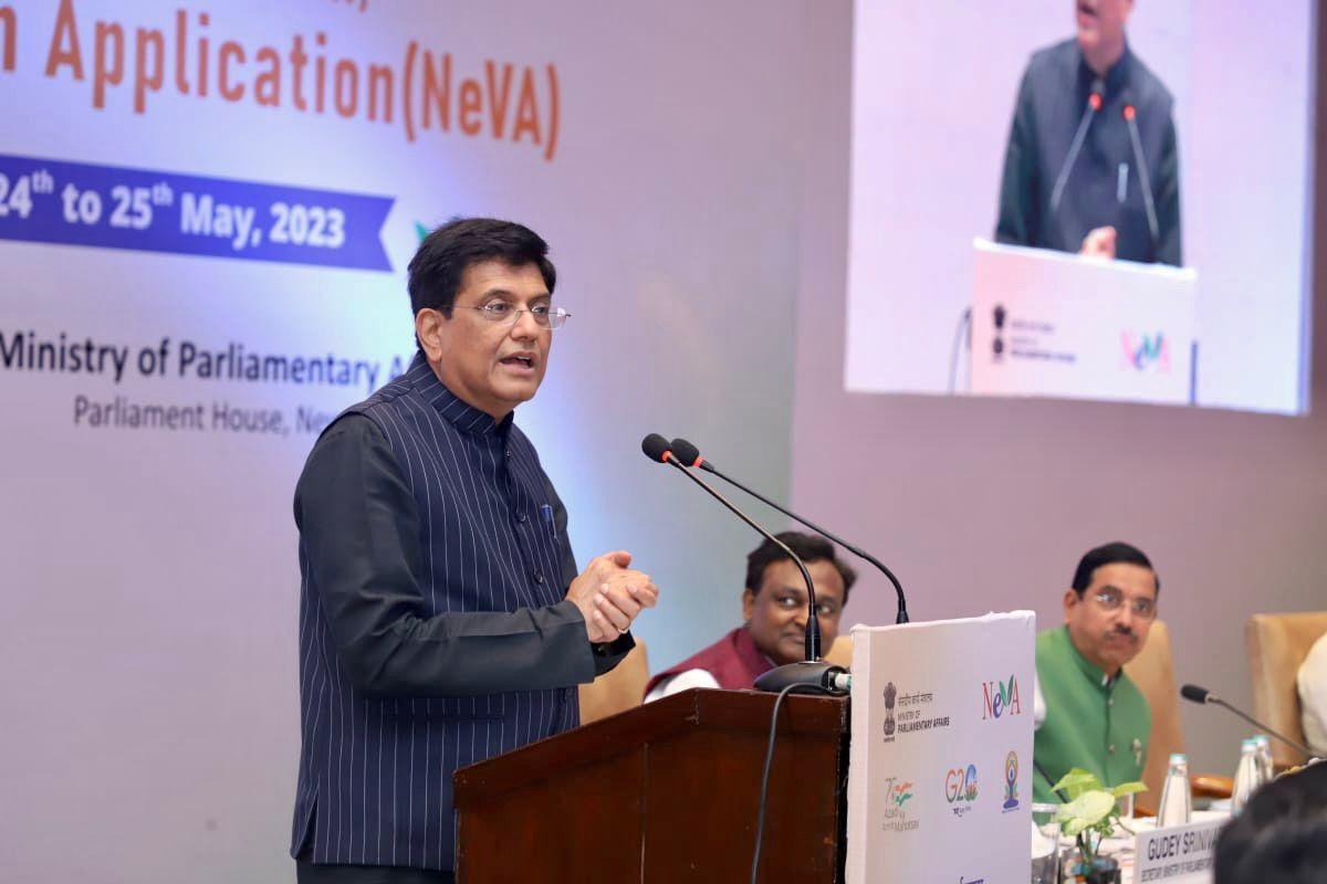 NeVA a project of empowerment for public representatives: Piyush Goyal