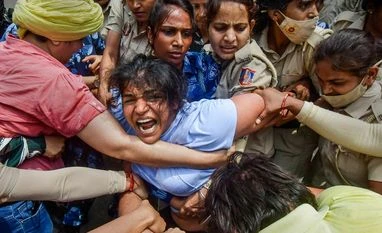 Protesting wrestlers detained, DCW chief condemns Delhi Police action Wrestlers Protest