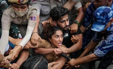 How can you sleep when wrestlers are being manhandled, JD(U) leader asks PM wrestlers' protest