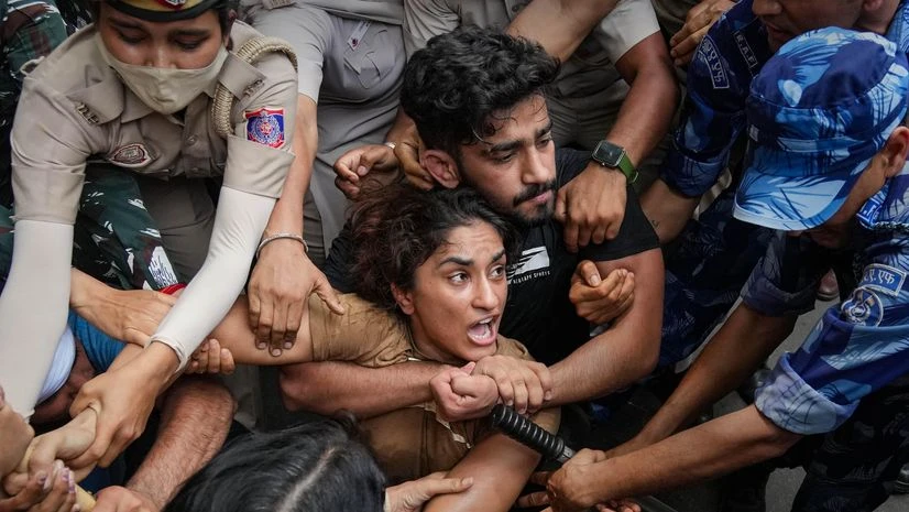 wrestlers' protest wrestlers' protest