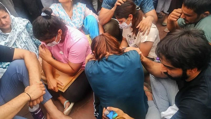 Wrestlers in Haridwar Wrestlers in Haridwar