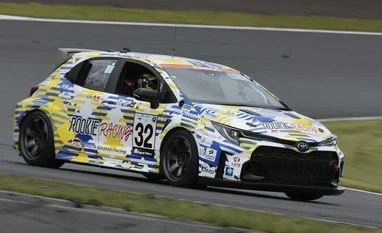 Toyota debuts hydrogen Corolla race car in a bid to shift to green energy toyota, hydrogen car