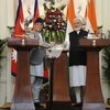 Nepal PM Prachanda with PM Modi