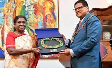 Suriname confers its highest civilian award to President Droupadi Murmu President Droupadi Murmu gets Suriname's highest distinction, "Grand Order of the Chain of the Yellow Star"