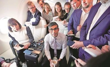 Sunak lands in Washington, will talk Ukraine, economy and AI with Biden Rishi Sunak