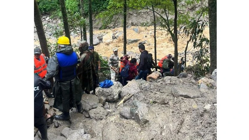 Sikkim landslide Sikkim landslide