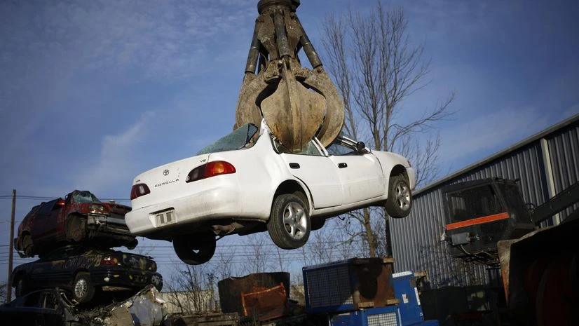 landfill, scrap cars landfill, scrap cars