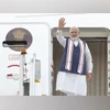 Prime Minister Narendra Modi emplanes for the USA visit, in New Delhi, Tuesday. PTI Photo Prime Minister Narendra Modi emplanes for the USA visit, in New Delhi, Tuesday. PTI Photo