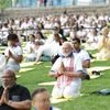 PM Modi at Yoga day event at UN, Photo: Twitter