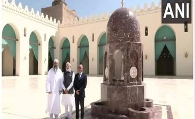 PM Modi visits Egypt's historic 11th century Al-Hakim Mosque on day-2 PM Modi, Al Hakim mosque