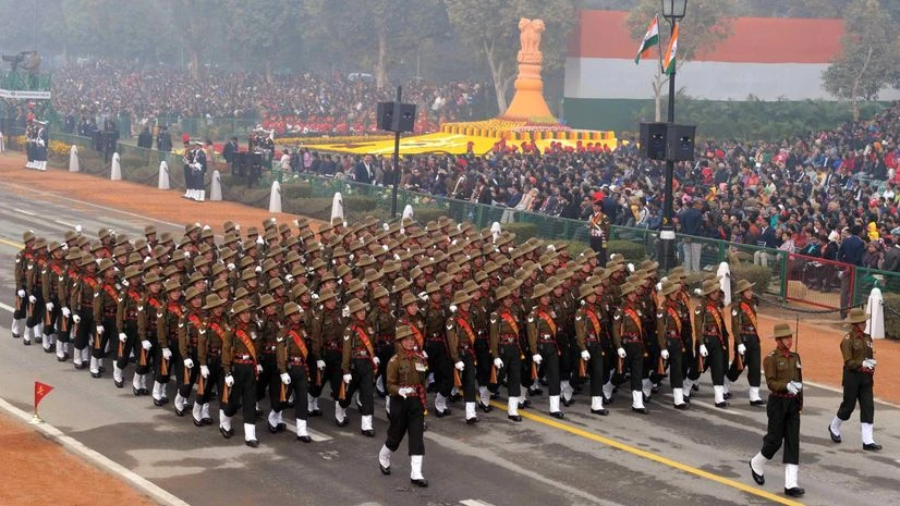 Gurkha Regiment marching at the Republic Day Parade Gurkha Regiment marching at the Republic Day Parade