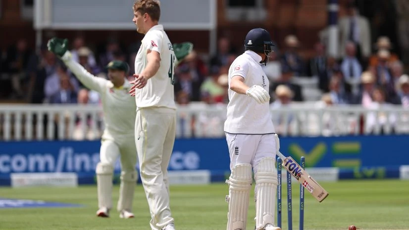 Jonny Bairstow, Ashes England's Jonny Bairstow after being stumped by Australia's Alex Carey during the second Ashes Test. Photo: ICC
