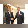 EAM Jaishankar with Nepal Foreign Minister Narayan Prakash Saud