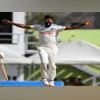 Siraj Mohd Siraj recorded his best Test figures of 5/60 against West Indies in the second Test at Port of Spain, Trinidad. Photo: BCCI