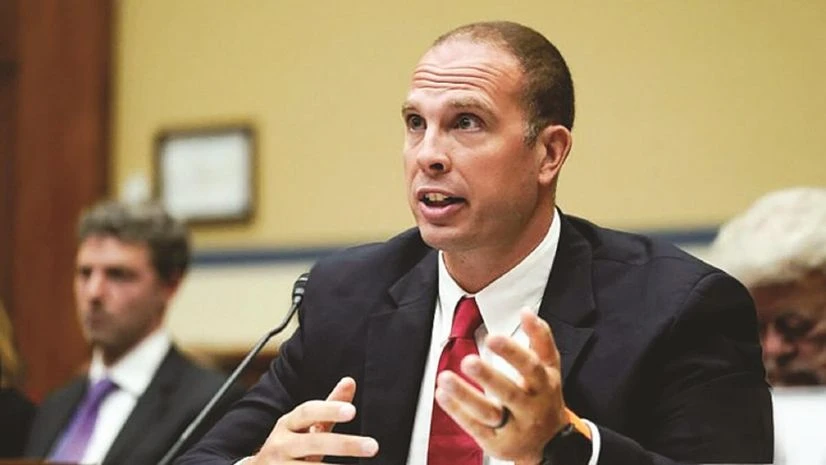 David Grusch,former intelligence official, US Department of Defence David Grusch,former intelligence official, US Department of Defence