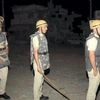 Police in Gurugram due to communal violence