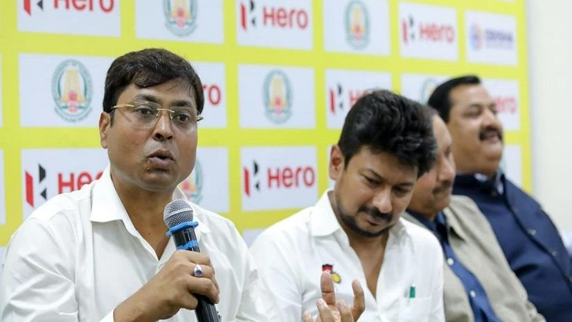 Dilip Trikey, Hockey India president Dilip Trikey, Hockey India president during a press conference. Photo: Hockey India