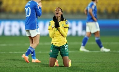 South Africa women football team South Africa women football team beat Italy at FIFA Women's World Cup. Photo: FIFA